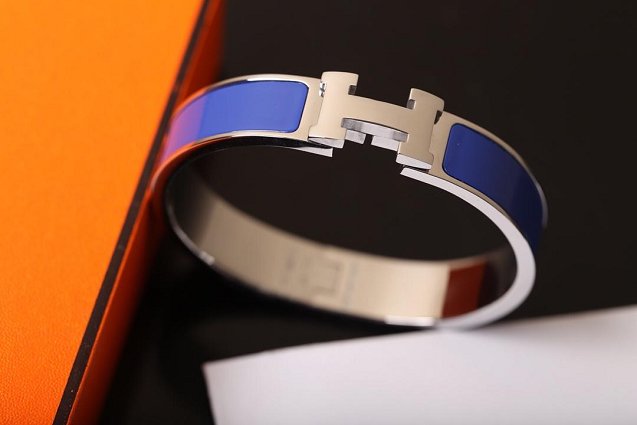 Hermes clic H bracelet H700001 royal blue