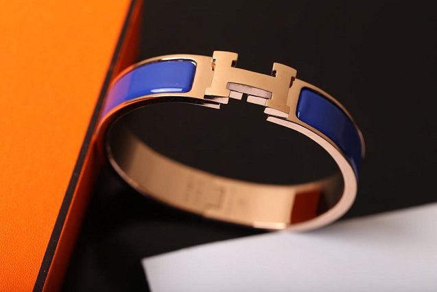 Hermes clic H bracelet H700001 royal blue