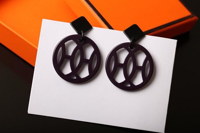 Hermes top quality resin earrings H217594 