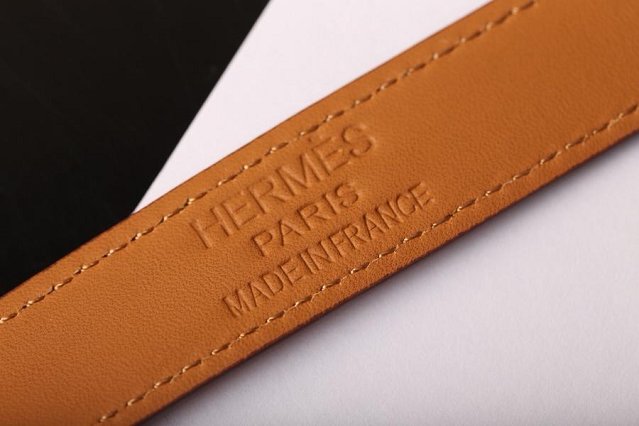 Herems togo leather kelly bracelet H109028 orange