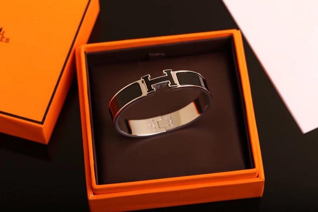 Hermes clic H bracelet H700002 black