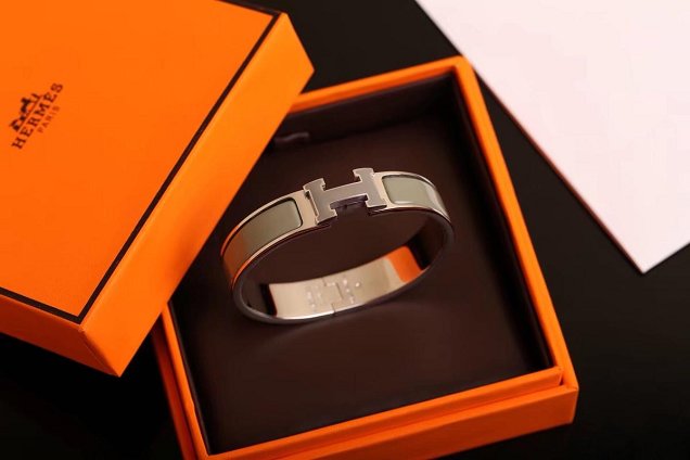 Hermes clic H bracelet H700002 grey