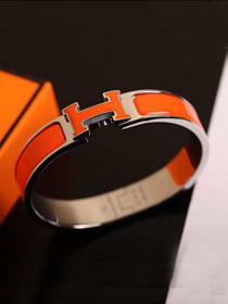 Hermes clic H bracelet H700002 orange