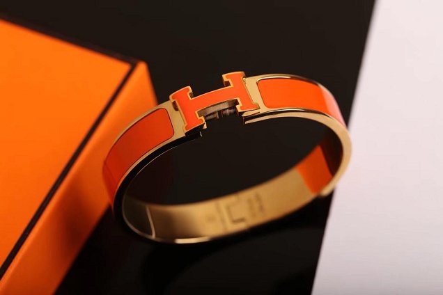 Hermes clic H bracelet H700002 orange