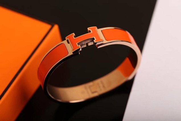 Hermes clic H bracelet H700002 orange