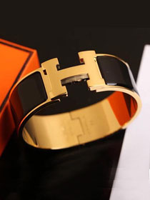 Hermes clic clac H bracelet H300001 black