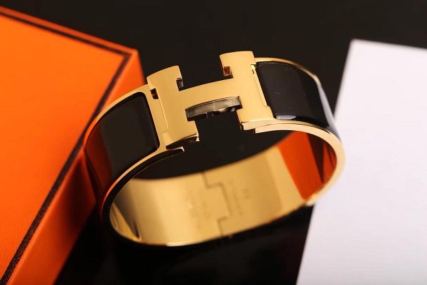 Hermes clic clac H bracelet H300001 black