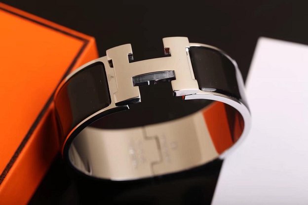 Hermes clic clac H bracelet H300001 black