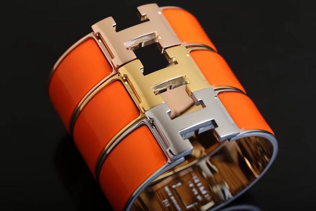 Hermes clic clac H bracelet H300001 orange