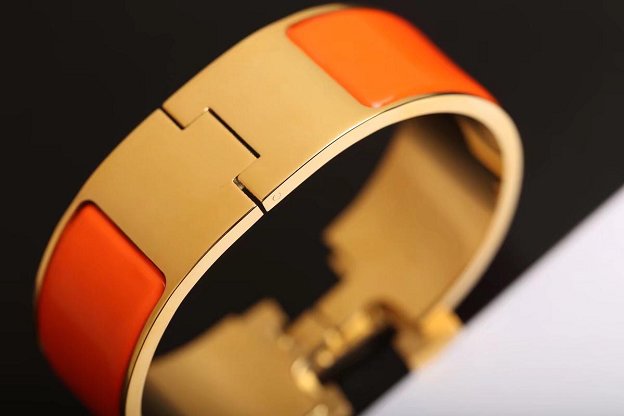 Hermes clic clac H bracelet H300001 orange