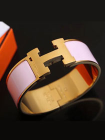 Hermes clic clac H bracelet H300001 pink