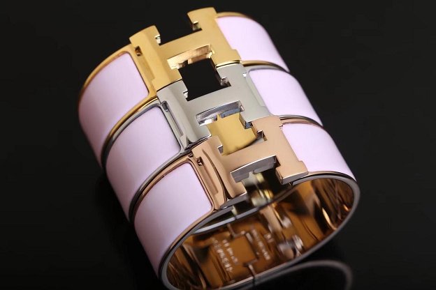 Hermes clic clac H bracelet H300001 pink