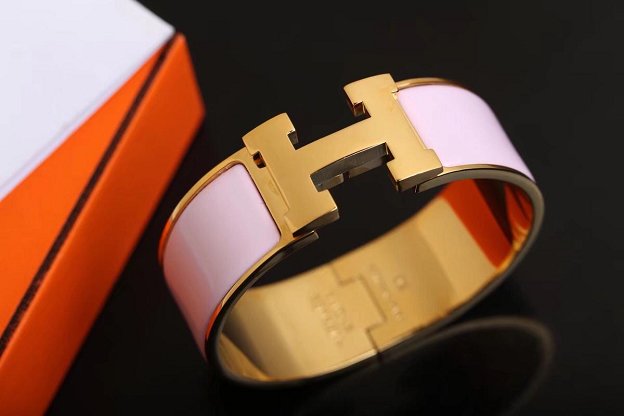 Hermes clic clac H bracelet H300001 pink