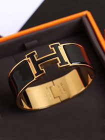Hermes clic clac H bracelet H300002 black