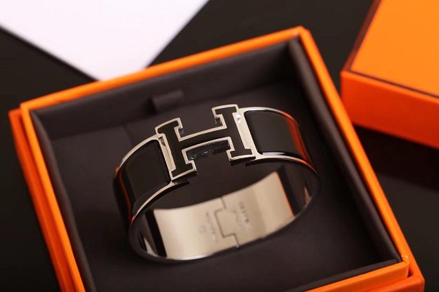 Hermes clic clac H bracelet H300002 black