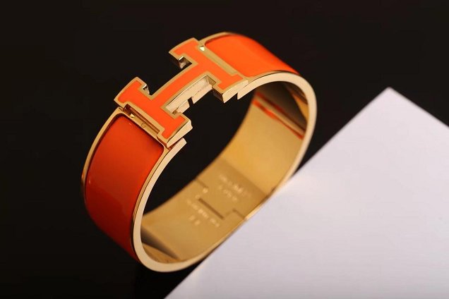 Hermes clic clac H bracelet H300002 orange