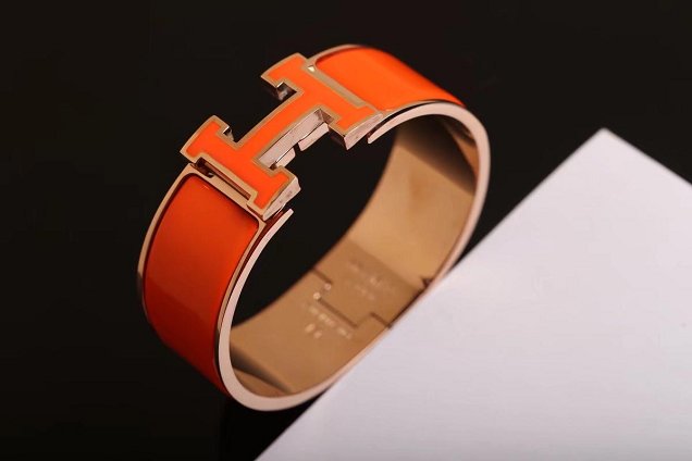 Hermes clic clac H bracelet H300002 orange