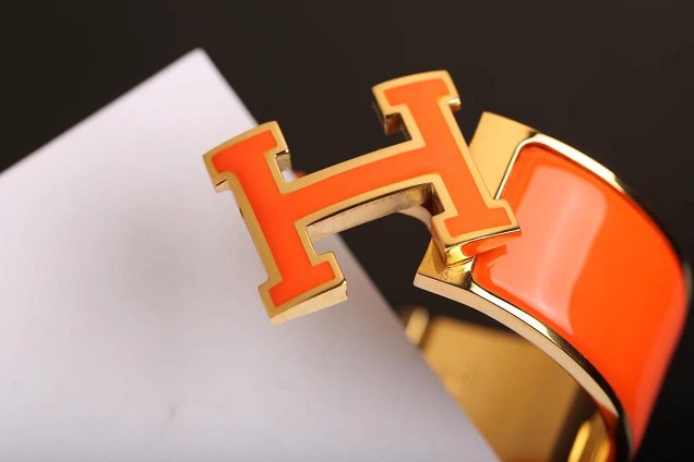 Hermes clic clac H bracelet H300002 orange