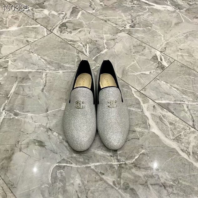 CC fabric loafers G32948 grey