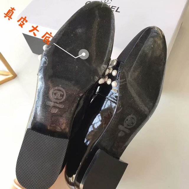 2019 CC lambskin loafers G34787 black