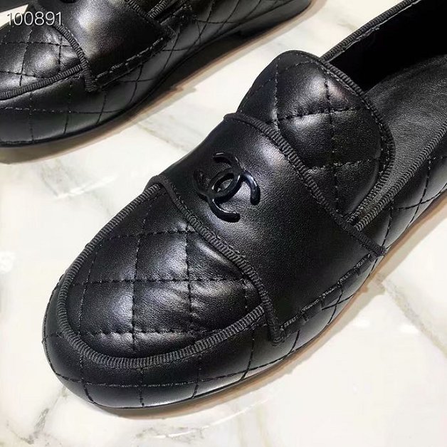 CC original lambskin loafers G35067 black