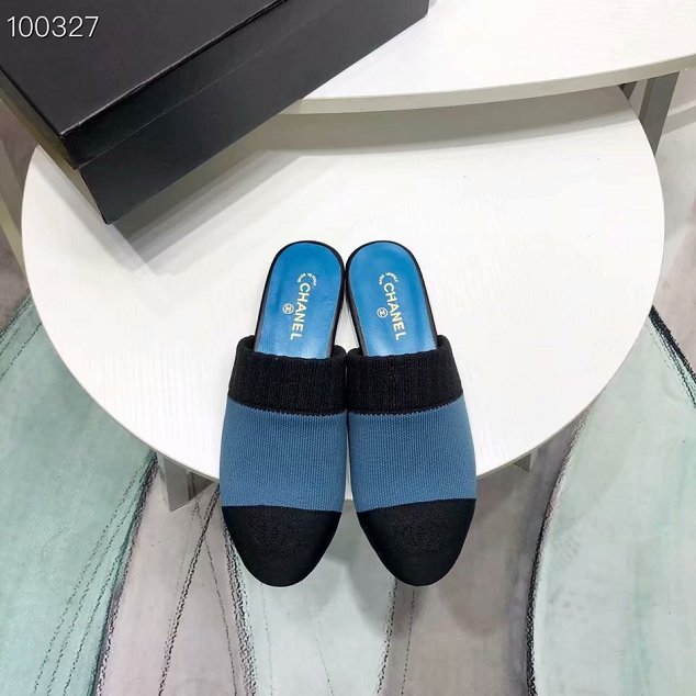 CC fabric mules G34661 blue