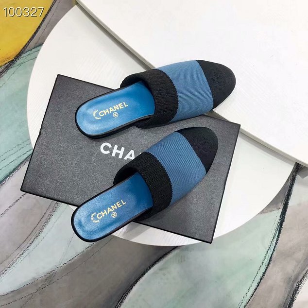 CC fabric mules G34661 blue