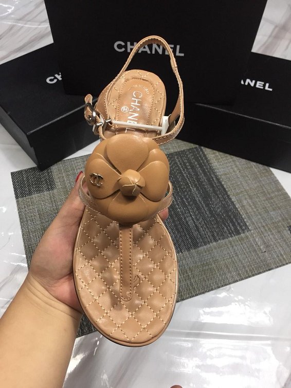 CC original calfskin sandals G34755 apricot