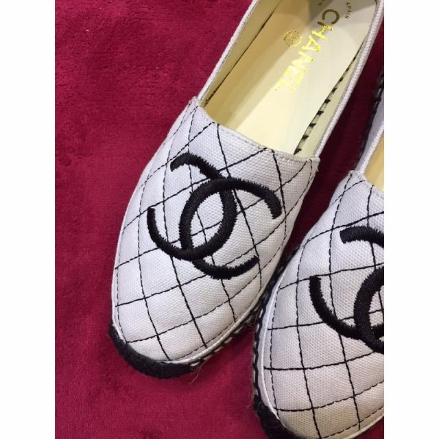 2019 CC canvas espadrilles G29767 white