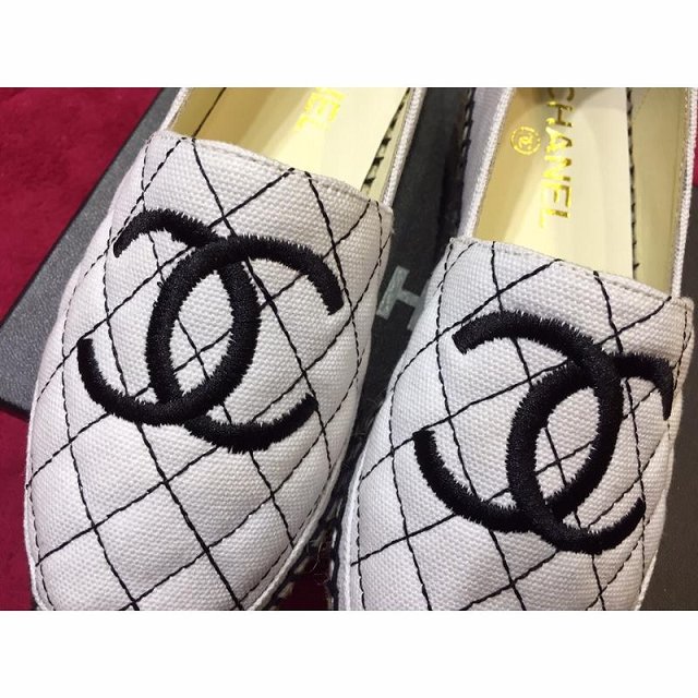 2019 CC canvas espadrilles G29767 white