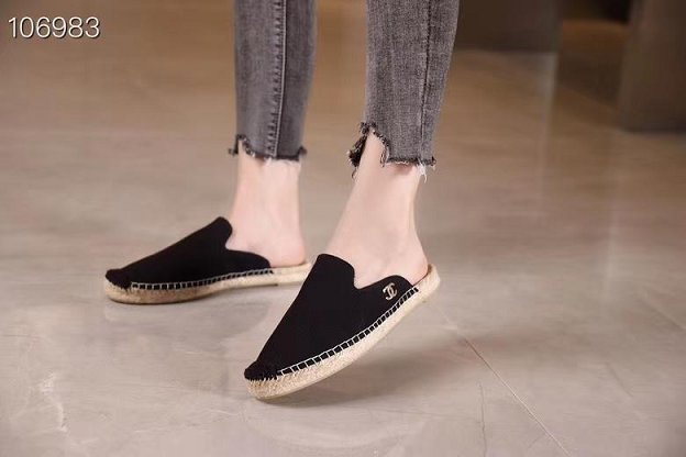 2019 CC canvas espadrilles G34432 black