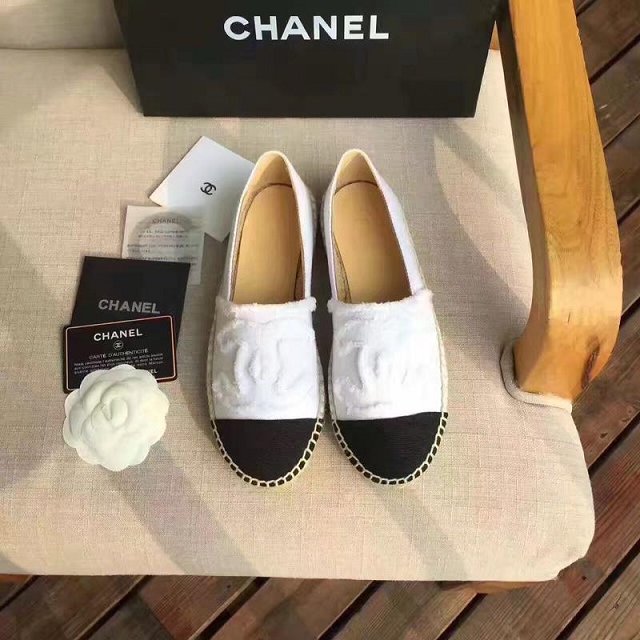 2019 CC fabric espadrilles G34431 white