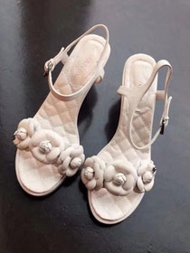 CC original goatskin sandals 70mm heel G34857 white