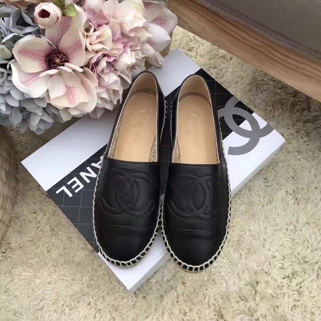 CC original lambskin espadrilles G34431 black