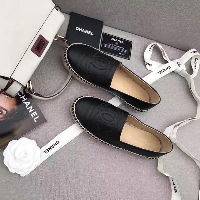 CC original lambskin espadrilles G34431 black