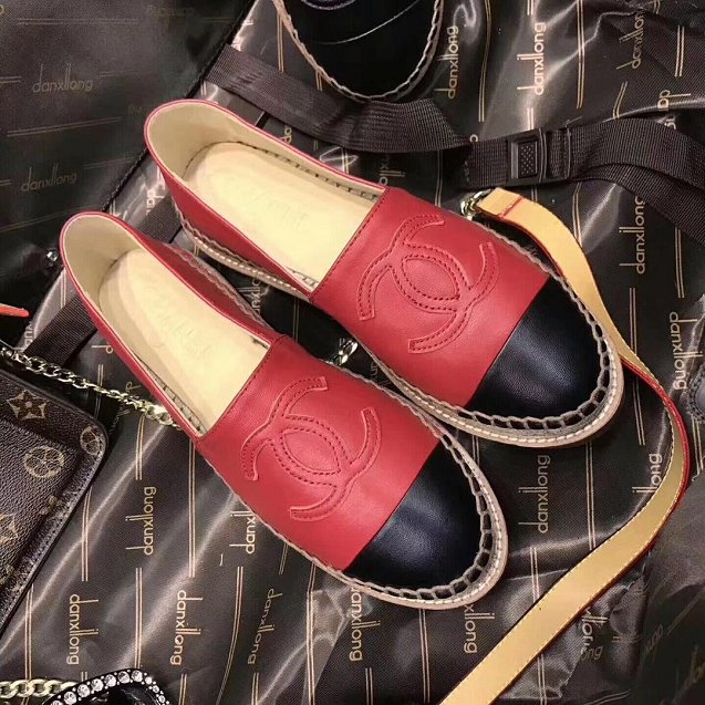 CC original lambskin espadrilles G34431 red