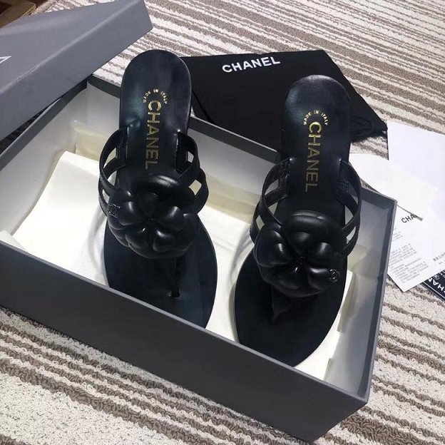 CC original lambskin sandals G34663 black