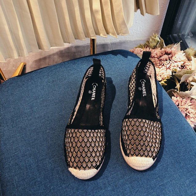 CC mesh espadrilles G34436 black