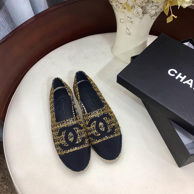 CC tweed espadrilles G29762 yellow