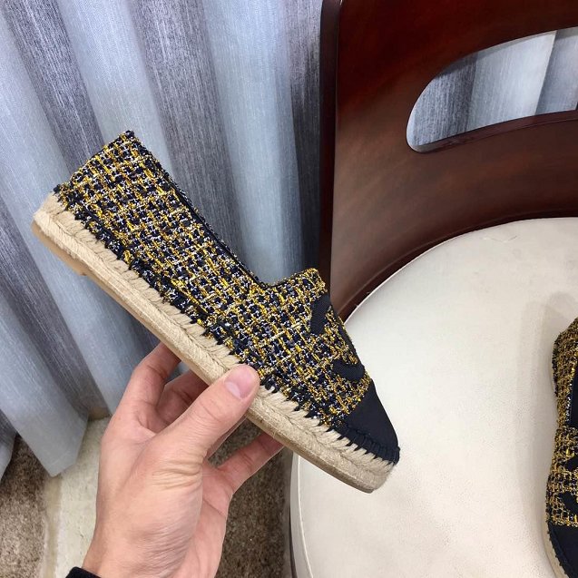 CC tweed espadrilles G29762 yellow