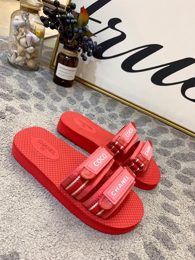 CC fabric mules G34729 red