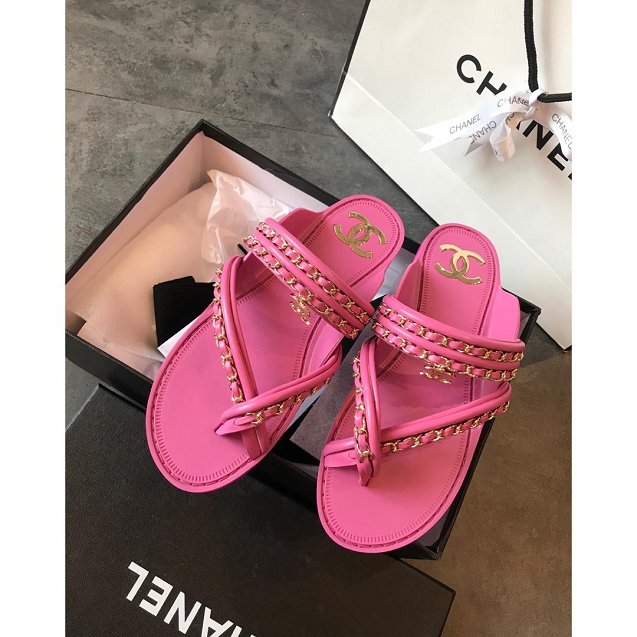 CC original calfskin sandals G34699 pink