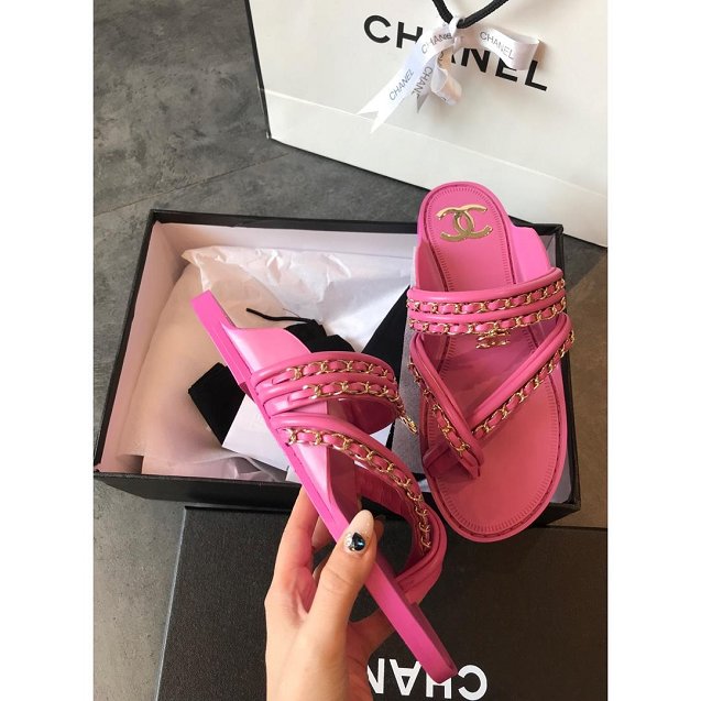 CC original calfskin sandals G34699 pink