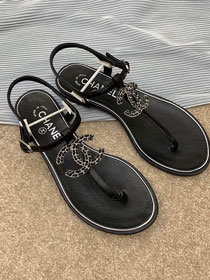 CC original lambskin sandals G34606 black