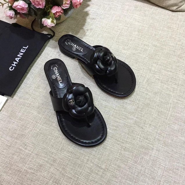 CC original lambskin sandals G34662 black