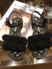 CC lambskin&pearls sandals G34687 