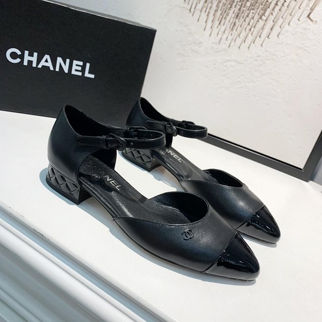 2019 CC calfskin slingbacks G31315 black