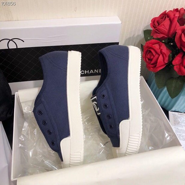 CC canvas sneakers G34365 navy blue