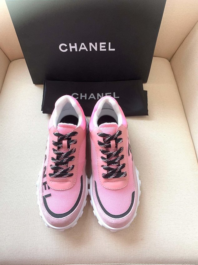 2019 CC fabric sneakers G35058 pink