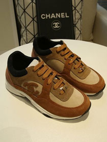 2019 CC suede sneakers G34361 brown